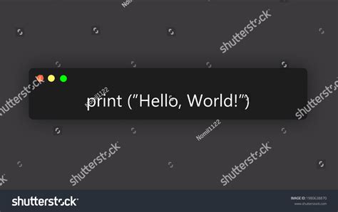 Toradh íomhá ar Python Coding Hello World