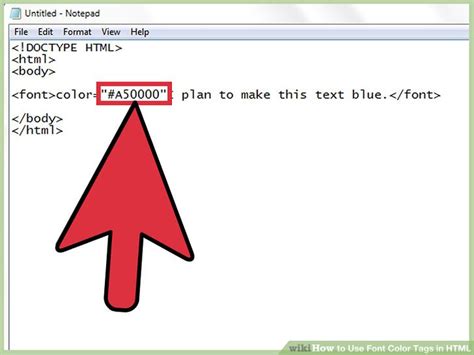 Image result for Font Color HTML Code