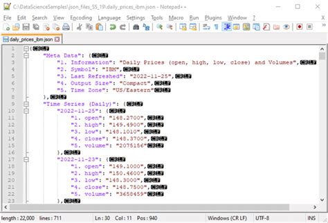 JSON File Example に対する画像結果