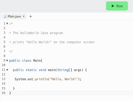 Hello World Java Program Code に対する画像結果