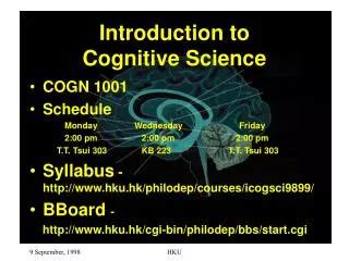 Image result for Cognitive Science Introduction