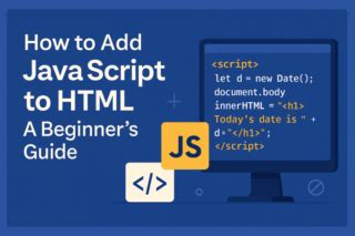 How to Add JavaScript to HTML に対する画像結果