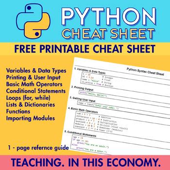 Python Coding Cheat Sheet に対する画像結果