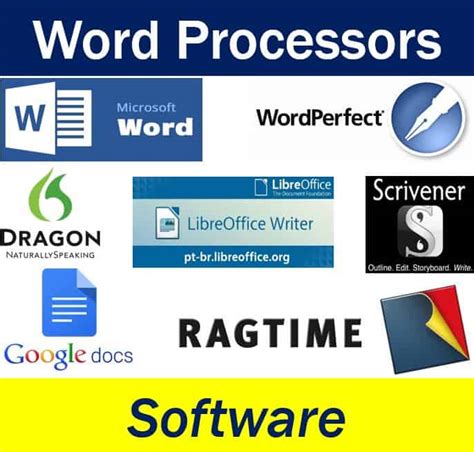 Image result for Examples of Word Processor Software