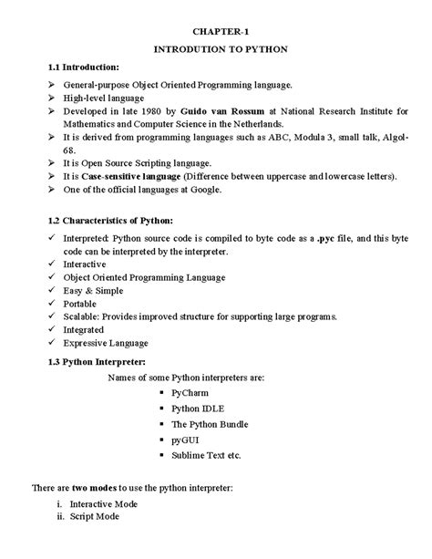 Image result for Python Introduction Notes