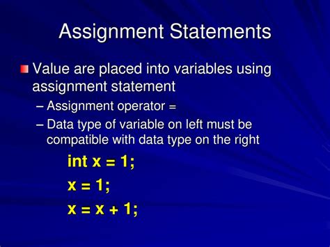 Image result for Assignment Example in Java