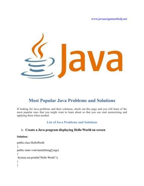 Image result for Basic Problem Solving Questions for Java