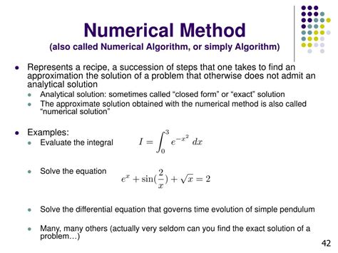 Numerical Algorithm Example に対する画像結果
