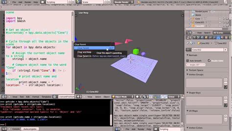 Bildergebnis für Blender Python Basic Syntax