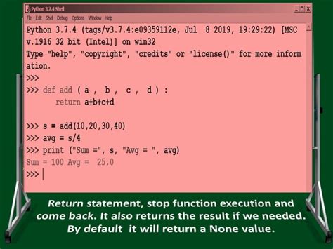 Toradh íomhá ar Functions in Python Class 12