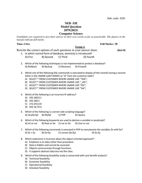 Toradh íomhá ar Computer Science Question Answers