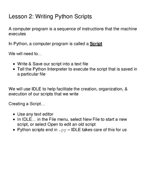 Image result for Writing a Python Script