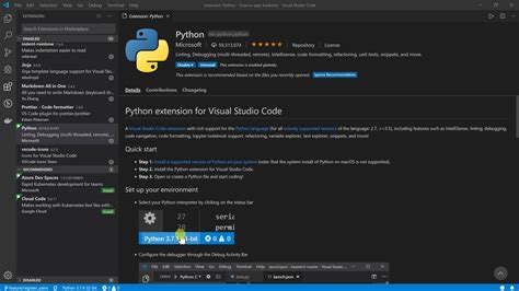 Image result for Visual Studio Code Python Install German