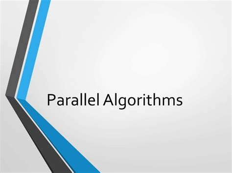 Parallel Computing Algorithms에 대한 이미지 결과