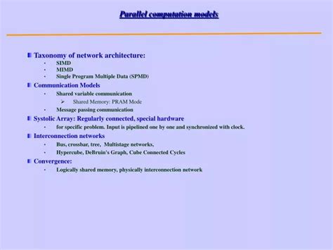 Image result for Parallel Computing Models