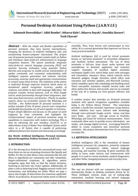 Image result for Desktop Assistant Using Python