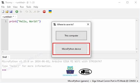 Toradh íomhá ar Micropython Code