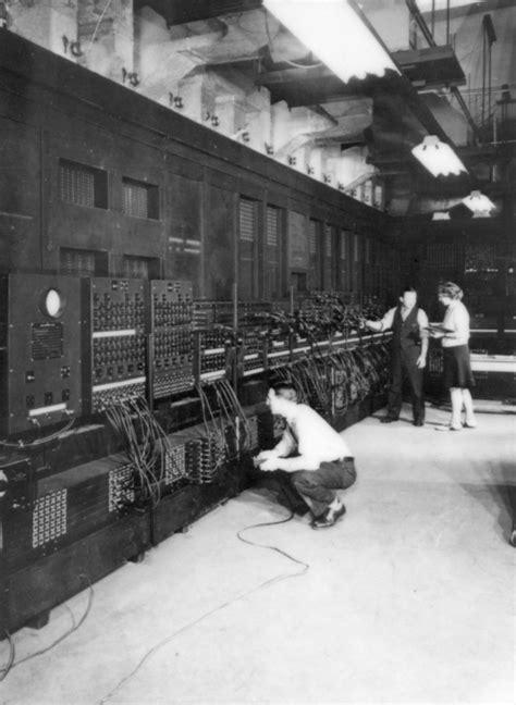 Eniac 1 Computer 1946 Eniac Computer, 1946 Hi Res Stock Photography