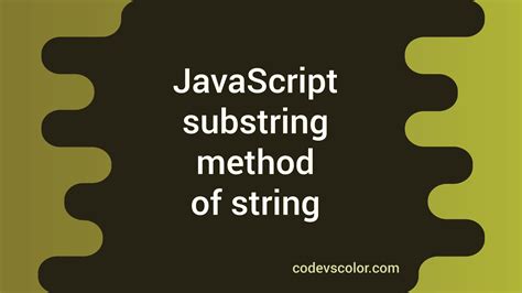 Image result for JavaScript Substring