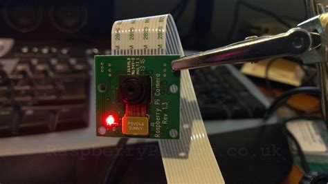 Toradh íomhá ar White LED Module Raspberry Pi