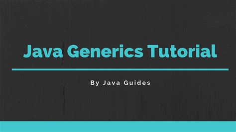 Toradh íomhá ar Java Generics Tutorial
