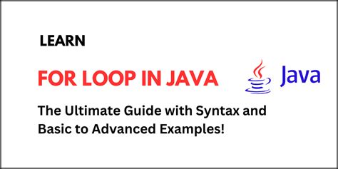 Image result for Java Loop Example