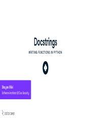 Image result for Python File Docstring