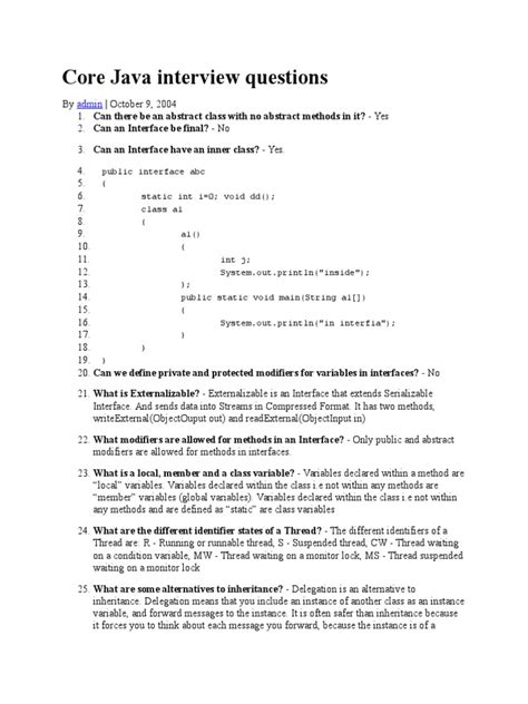Image result for Java Core Coding Questions