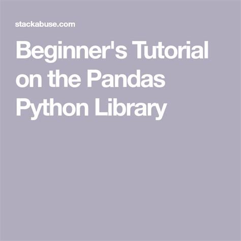 Image result for Pandas Python Quick Tutorial