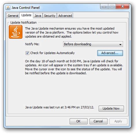 Image result for Update Java Software