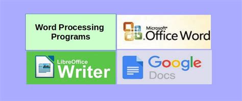 Image result for Examples of Word Processor Software