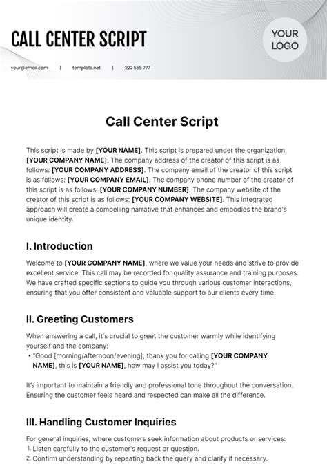 Image result for Call Center Example Script