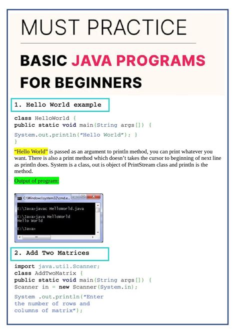 Image result for 10 Basic Java Programs