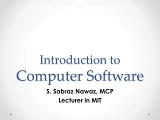 Afbeeldingsresultaten voor Computer Software Introduction