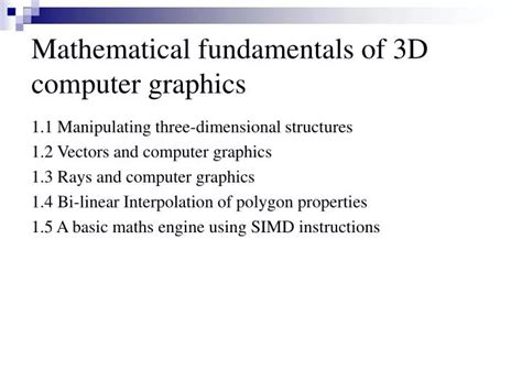 Image result for 3D Computer Graphics Basics