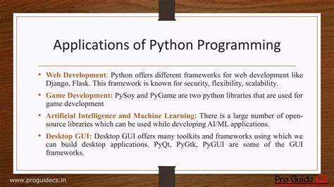 Image result for Applications of Python Programming Language