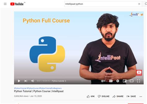 Image result for YouTube Python Course