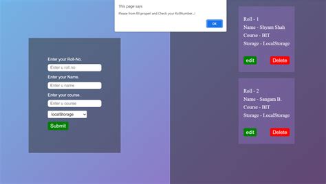 Image result for Data Entry Student Table JavaScript