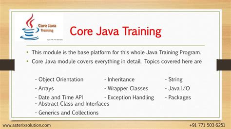Advanced Java Module に対する画像結果