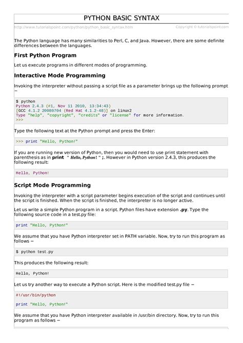 Image result for Basic Syntax in Python