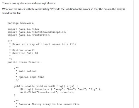 Image result for Java Syntax Error Example
