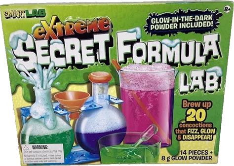 Extreme Secret Formula Lab Science Glow In Dark Smartlab Experiments