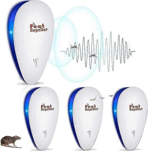 Upgraded Ultrasonic Pest Repeller, 4 Pack Pest Repeller For Insects, Insect