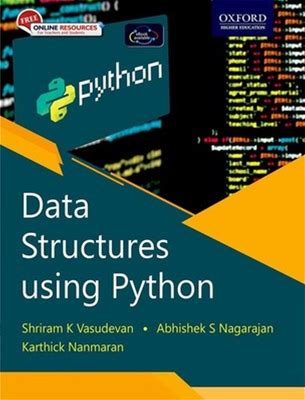 Data Structures Using Python By Dr Shriram K. Vasudevan Paperback Book
