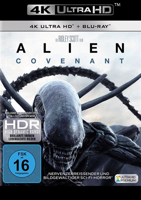 Alien: Covenant - 4K Ultra Hd Blu-Ray Uhd+Blu-Ray-Neu