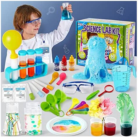 60 Lab Experiments Science Kits For Kids Age 4 5 6 7 8 9 10 11 Educational STEM Toys Gifts For Boys
