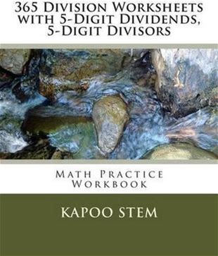 365 Division Worksheets With 5-Digit Dividends, 5-Digit Divisors: Math