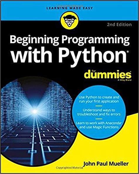 Beginning Programming With Python For Dummies