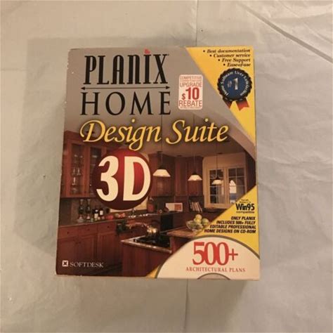 Autodesk Planix Home Design Suite 3D Software Vintage 1990S Open Box