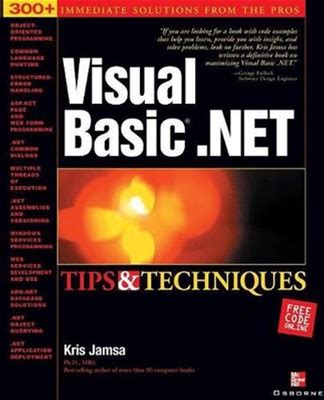 Visual Basic.Net Tips And Techniques By Kris Jamsa (English) Paperback